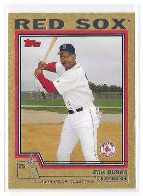 Ellis Burks 2004 Topps Gold #541 /2004 Boston Red Sox Numbered Parallel Card MLB • $2.99
