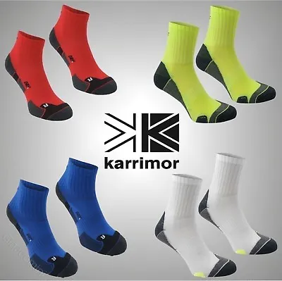 2 Pack Mens Karrimor Sports Breathable Dri Skin Running Socks Sizes 7-11 12+ • £12.69