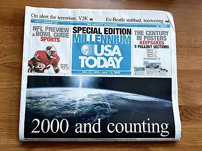 USA Today Special Edition Millennium Y2K Newspaper Dec 31 1999 - Jan 1–2 2000 • $29.99