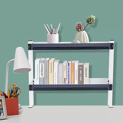 Clamp On Desk Organizer Shelf 16 Inch Clamp-on Above Or Under Desktop Storage • $39