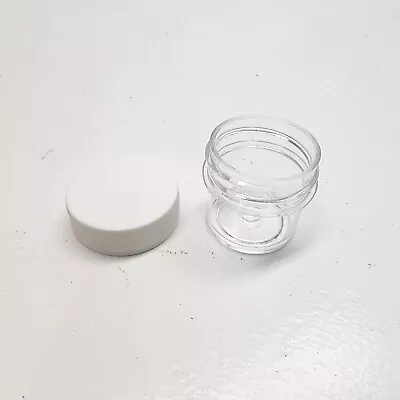 Clear Plastic Sample Container Mini Bottle Pot Jars Crafts Tools Lot Of 10 • $2.39