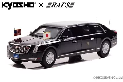 Kyosho X RAI'S 1/43 Cadillac One THE BEAST 2019 US Presidential Car Limited PSL • $229.99