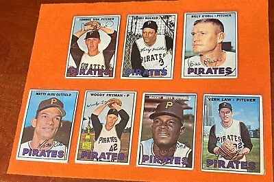 Pirates Vintage 1967 Topps Lot 7 Players • $4.50