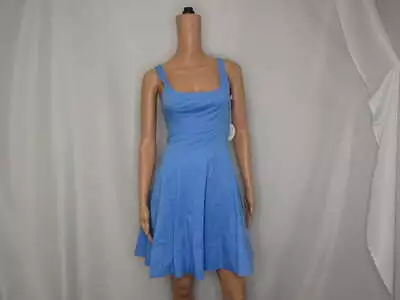$19.99 • Buy Staud Women's US 00 Mini Wells Dress Blue 907502