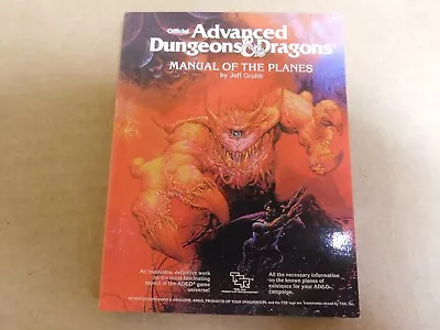 MANUAL OF THE PLANE Mini Manual Limited Ed. AD&D Advanced Dungeons & Dragons Tsr • $199.99