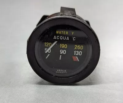 Fiat 124 Spider Water Temp Gauge Instrument Cluster  70's Veglia Borletti  • $44.95