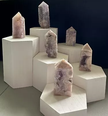 Pink Amethyst TowerQuartz CrystalMetaphysicalReikiDecorSpecimenUnique Gift • $45