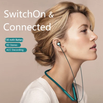 $28.95 • Buy Bluetooth 5 Earphones Wireless Headphones Sport With Mic Noise Cancelling Stereo