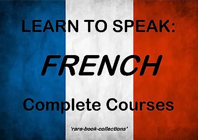 Learn To Speak French Fast - 10 Books & 110 Hrs Mp3 Audio Language Course On Dvd • £3.99