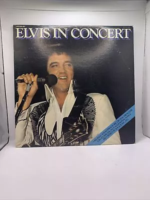 Elvis Presley Elvis In Concert APL2-2587 2 Record Set Vinyl LP • $7.99