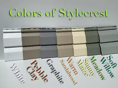 30 Squares Vinyl Siding Package NIB Choose Your Color Accessories Included • $2722