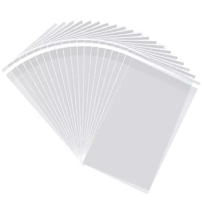 100 Pcs 7x10Inch Resealable Clear Cellophane Bags Self Sealing Cookie Treat Bags • $13.50