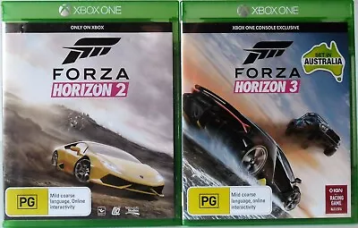 Forza Horizon 2 And Forza Horizon 3 Microsoft Xbox One • $54.95