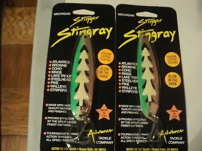 2 - Michigan Stinger Stingray Spoons (natural Born Killer) Nip Copper • $18