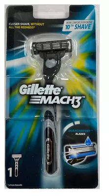 Gillette Mach3 Razor Handle + 1 Mach3 Turbo Cartridge • $6.99