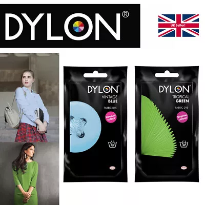 £4.49 • Buy Dylon Hand Wash Fabric Dye 50g Sachet Colour For Jeans Clothes And Fabrics Cloth