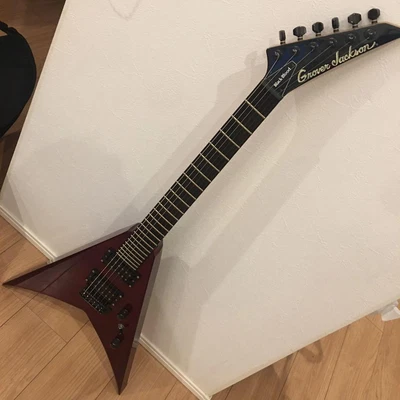 $748 • Buy Grover Jackson Electric Guitar Black Blood Flying V