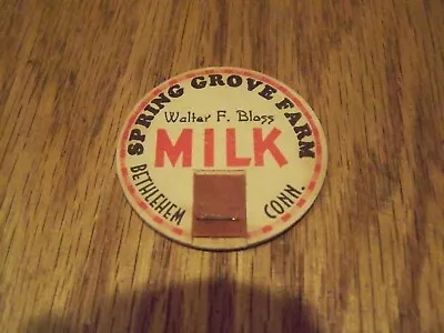 Spring Grove Farm Bethlehem Conn.  Milk Bottle Cap Unused • $1.99