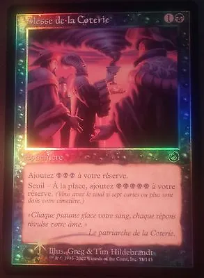 Messe De La Coterie VF PREMIUM / FOIL - French Cabal Ritual Torment - Mtg Magic • $75.73