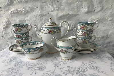 Bone China “Chelsea” Tea Set Made By Salisbury. • £199