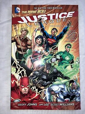 $23.95 • Buy Justice League Volume 1 Origin DC Trade Paperback New 52 Johns, Lee & Williams