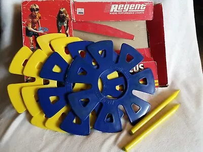 Vintage 1970s Regent Lawn Discus Back Yard Game Model #73939 Picnic Discs Pegs • $8.85