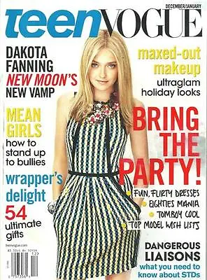 $5.88 • Buy Teen Vogue December/January 2010 Dakota Fanning Fashion Monthly English
