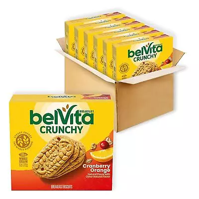 BelVita Cranberry Orange Breakfast Biscuits 30 Total Packs 6 Boxes (4 Biscuits • $98.87