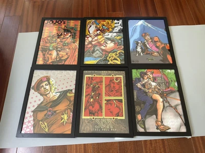 $180 • Buy JoJo's Bizarre Adventure JOJO Exhibition Poster Framed Clear Files Dio Jotaro