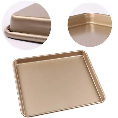 Nonstick Carbon Steel Bakeware Sheet Cookie Sheet Pan Baking Tray Square Pan New • $16.54