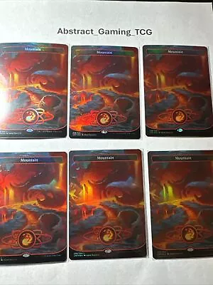 1x MTG - Mountain Borderless  - Unfinity (UNF #0238) - * FOIL * - NM Pack Fresh • $2.50