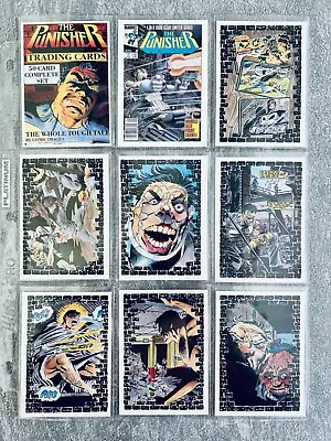 1988 MARVEL THE PUNISHER By Comic Images Trading Cards COMPLETE SET (#1-50) • $45