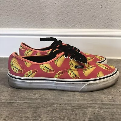 Vans Old Skool Low Skateboarding Sneakers Tacos Prints Men’s Shoes Size 10 • $24.95