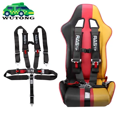 Pair Of 5 Point Racing Harness Safety Seat Belt Quick Release 3  Padding ATV UTV • $139.99