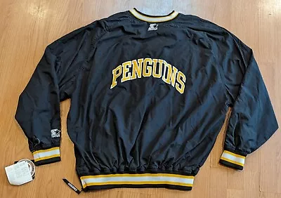 Men's Vintage NWT NHL Starter Penguins Windbreaker Jacket - XXL • $99.99