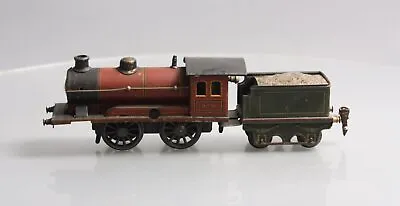 Marklin R950 Vintage O Gauge Tinplate 0-4-0 Clockwork Steam Locomotive & Tender • $79.05