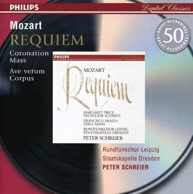 Mozart: Requiem; Coronation Mass; Ave Verum Corpus CD Fast Free UK Postage • £2.99