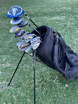 NIKE ADAMS HAGEN Complete Golf Club Set 13 Clubs W/WILSON Bag Reg Flex Mens RH • $275