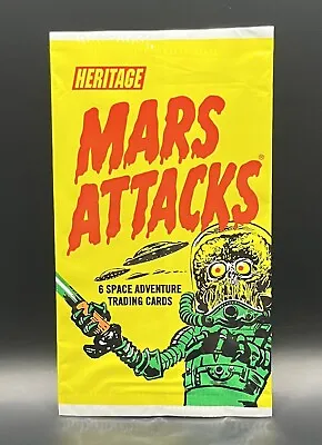 Mars Attacks Heritage Empty Wrapper 2012 • $1