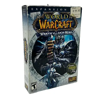 World Of Warcraft: Wrath Of The Lich King PC Game Expansion Set Dvd Free Postage • $29.99