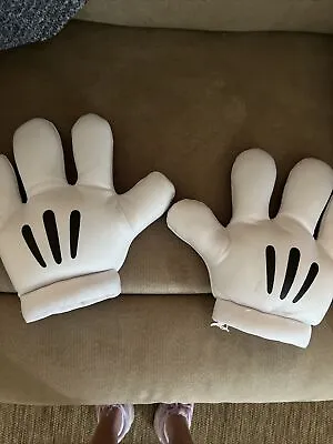 MICKEY MINNIE MOUSE PLUSH HANDS GLOVES! Halloween Costume! Park Souvenir! • $18.97