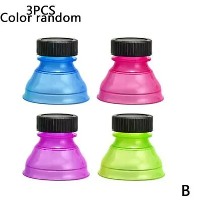 3/6pc Caps Snap Bottle Top Can Cover Fizz Coke Soda Lid Reusable Cap • £3.64