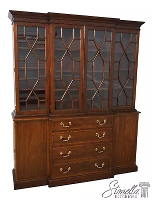 62167EC: HENKEL HARRIS 4 Door Mahogany London Breakfront • $3195