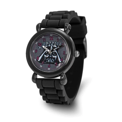 $64 • Buy Star Wars Darth Vader Kids Black Silicone Time Teacher Watch