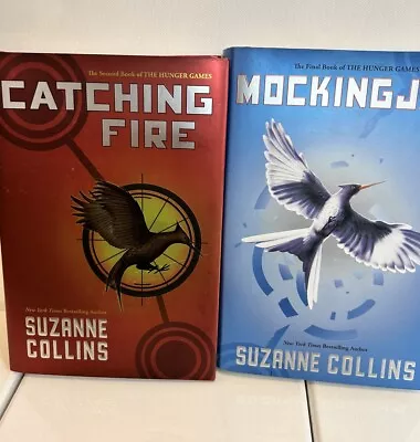 Catching Fire & Mockingjay (Hunger Games Books 2-3) By Suzanne Collins • $2