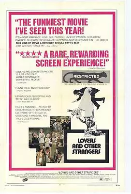 LOVERS AND OTHER STRANGERS Movie POSTER 27x40 Gig Young Bea Arthur Bonnie • $17.98