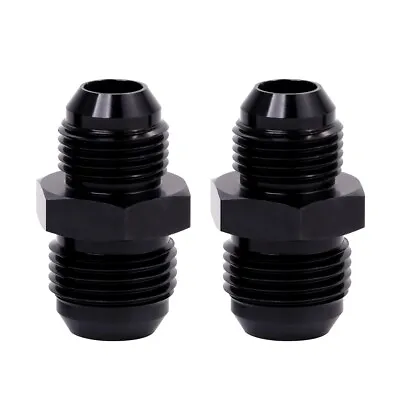 LokoCar 8AN Male To 10AN Male Flare Reducer Union Adapter Fitting Aluminum Black • $11.99