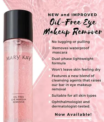 BRAND NEW FORMULA Mary Kay Oil-Free Eye Makeup Remover NIB 3.75oz • $18.99