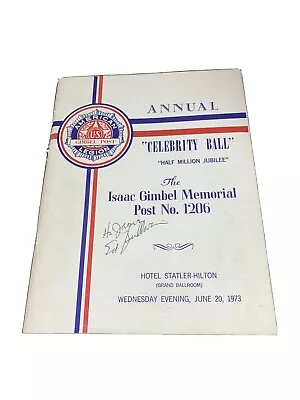 Ed Sullivan Autograph 1973 American Legion Program PSA/DNA  Grade 8  MINT  • $234