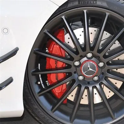 $24.35 • Buy 4 Pcs 75mm Wheel Center Hub Caps Cover Logo Badge Emblem For Mercedes-benz Amg